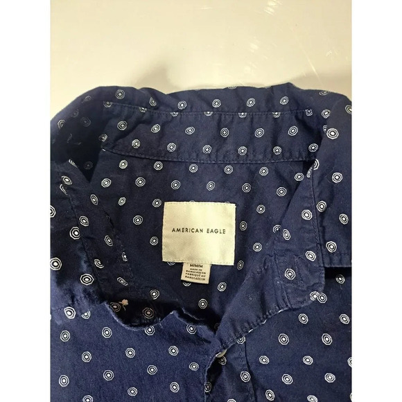Amarican Eagle Outfitters Men's  Printed Button Up Shirt Size‎ M - Picture 3 of 5